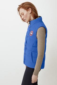 Chamarras Canada Goose Mujer México - PBI Freestyle Chalecos Azules NA1489036